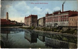 1913 Nagyvárad, Oradea; Körös részlet, híd. Bettelheim Miksa és Társa kiadása / Cris riverside, bridge (EK)