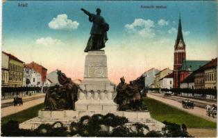 Arad, Kossuth szobor. Kerpel Izsó kiadása / monument (EK)