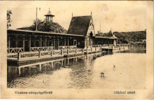 Vízakna, Salzburg, Ocna Sibiului; Rákóczi sóstó, fürdőzők. Hangya szövetkezet kiadása / spa, salt bath (EK)