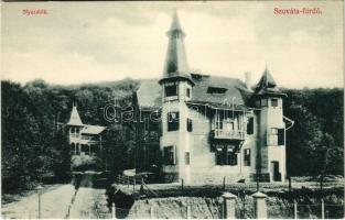 Szováta, Sovata; Nyaralók. Divald Károly műintézete 4-1908. / villas, spa