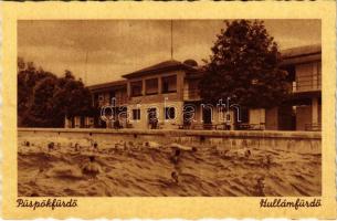 Püspökfürdő, Szentlászlófürdő, Baile 1 Mai (Nagyvárad, Oradea); Hullámfürdő / spa, bathers, wave pool (ázott sarkak / wet corners)