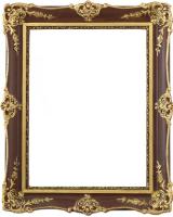 Historizáló, aranyozott régi fakeret, belső méret: 40,5×30,9 cm