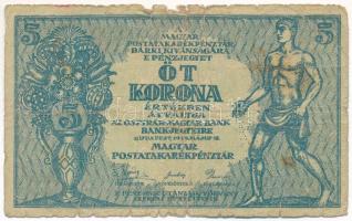 1919. 5K "OSZTRÁK-MAGYAR BANK BANKJEGYEIRE" T:VG Adamo K8