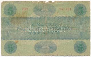1919. 5K "OSZTRÁK-MAGYAR BANK BANKJEGYEIRE" T:VG Adamo K8
