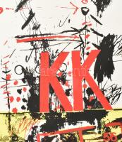 Misch Ádám (1935-1995): Zu jener Zeit (abban az időben), 1980-as évek. Szitanyomat, papír, jelzett, ...