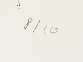 Misch Ádám (1935-1995): Zu jener Zeit (abban az időben), 1980-as évek. Szitanyomat, papír, jelzett, ...