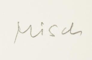 Misch Ádám (1935-1995): Zu jener Zeit (abban az időben), 1980-as évek. Szitanyomat, papír, jelzett, ...