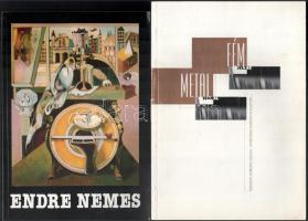 Vegyes művészeti katalógus tétel, 3 db: 

Csernus Tibor kiállítás. Bp., 2003., Blitz Galéria. Kiad...