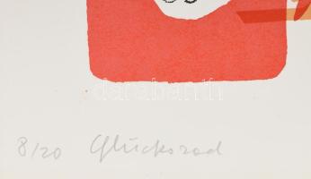 Misch Ádám (1935-1995): Szerencsekerék (Glücksrad). Szitanyomat, papír, jelzett, számozott (8/20), l...