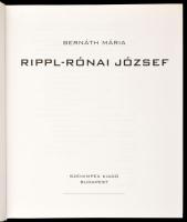 Bernáth Mária: Rippl-Rónai. Bp., 1998., Szemimpex. Fekete-fehér és színes képanyaggal illusztrált. K...