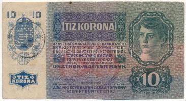 1915. 10K fekete "ROMANIA TIMBRU SPECIAL" felülbélyegzéssel T:F fo.