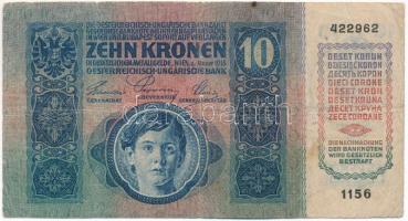 1915. 10K fekete "ROMANIA TIMBRU SPECIAL" felülbélyegzéssel T:F fo