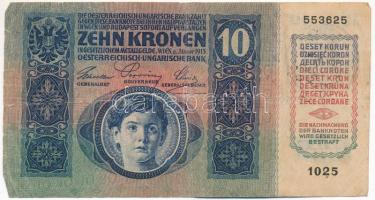 1915. 10K fekete "ROMANIA TIMBRU SPECIAL" felülbélyegzéssel T:F,VG