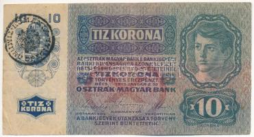 1915. 10K fekete "ROMANIA TIMBRU SPECIAL" felülbélyegzéssel T:F