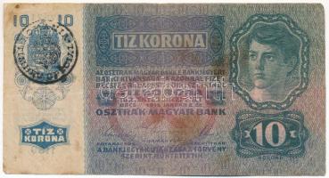 1915. 10K fekete "ROMANIA TIMBRU SPECIAL" felülbélyegzéssel T:F fo.