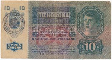 1915. 10K fekete "ROMANIA TIMBRU SPECIAL" felülbélyegzéssel T:F,VG