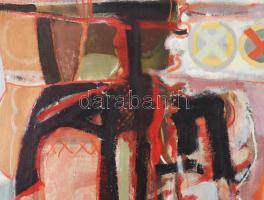 Misch Ádám (1935-1995): Madár, 1973. Olaj, vászon, jelezve középen jobbra lent, hátoldalán Misch Ádá...