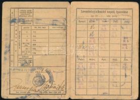 1942 Rétság, Nógrádverőce leventecsapat igazolványa