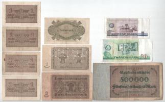 Német Birodalom 1923. 500.000M + 1937. 1M + 2M + DN (1939-1944) 1M (4x) + DN (1940-1945) 2M + NDK 19...