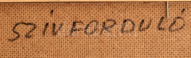 Haraszty István (1934-2022): Szívforduló, 2009. Olaj, fém applikáció, farost, jelezve jobbra lent, f...