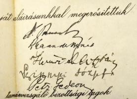 1905 Tanári oklevél, Pólay Vilmos (1881-?) bölcseleti doktor, középiskolai tanár részére, rajta Beöt...