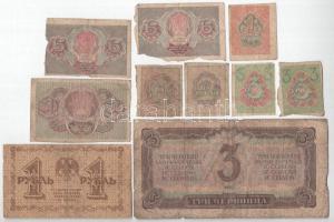 Szovjetunió / Orosz Szocialista Szövetségi Szovjet Köztársaság 1918. 1R + DN (1919) 1R + 2R (2x) + 1...