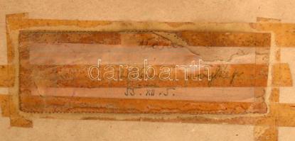 Várdeák Ferenc (1897-1971): Tájkép (Budai hegyek környéke?). Olaj, vászon. Jelezve jobbra középen le...