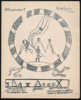 1915 Tábori Újság BOX, Jendrassik Aurél és Jendrassik Tibor kiadásában, benne Rohamcsapat utalás, I. évfolyam 4. szám
