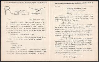1915 Tábori Újság BOX, Jendrassik Aurél és Jendrassik Tibor kiadásában, benne Rohamcsapat utalás, I....