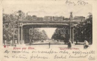 Vienna, Wien; Hauptallee im Prater / boulevard (EK)