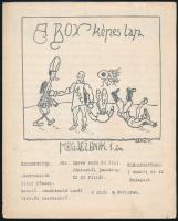 1915 Tábori Újság BOX, Jendrassik Aurél és Jendrassik Tibor kiadásában, benne Rohamcsapat utalás, 4. évfolyam 5. szám