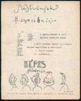 1915 Tábori Újság BOX, Jendrassik Aurél és Jendrassik Tibor kiadásában, benne Rohamcsapat utalás, 4....