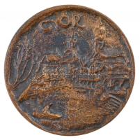 1992. "Győr / Magyar Szemorvos Társaság Kongresszusa 1992" kétoldalas öntött bronz emlékér...