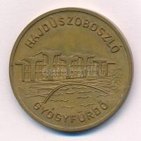 1987. 60 éves a Hajdúszoboszlói Gyógyfürdő 1927-1987 kétoldalas bronz emlékérem kapszulában (42,5mm) T:1- patina