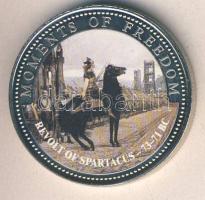 Libéria 2001. 10$ "A szabadság pillanatai - Spartacus-féle rabszolgafelkelés" multicolor T...