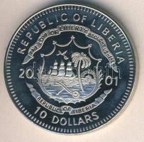Libéria 2001. 10$ "A szabadság pillanatai - Függetlenségi Nyilatkozat" multicolor T:PP