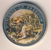 Libéria 2001. 10$ "A szabadság pillanatai - Maratoni csata" multicolor T:PP