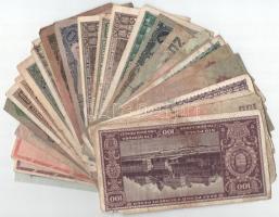 30db vegyes pengő bankjegytétel T:F,VG