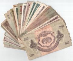 30db vegyes pengő bankjegytétel T:F,VG