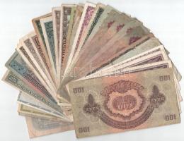 30db vegyes pengő bankjegytétel T:F,VG