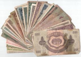 30db vegyes pengő bankjegytétel T:F,VG