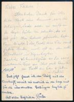 cca 1959 MOROP tag által küldött kép és hátoldali szöveg mozdony témában, 12×8 cm