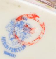 Alföldi porcelán pálinkás készlet. 6 + 1 db-os. Matricás, jelzett, hibátlan