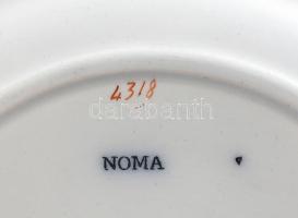 cca XIX. sz. vége, Kanji japán "Noma" porcelán, virágmintákkal és különböző szimbólumokkal...