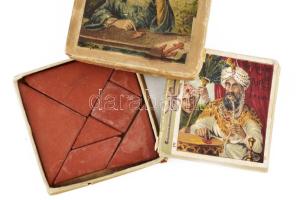 Anchor Puzzle kirakós játék, kőőrlemény, kísérő füzettel. 8x8 cm