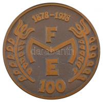 Fülöp Zoltán (1951-) 1978. "A Magyar Fogorvosok Egyesületének Centenáris Kongresszusa - Budapest 1978. X.5-6-7 / 1878-1978 M.F.E. 100" kétoldalas bronz emlékérem (78mm) T:2