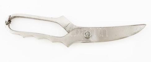 Csirke-/ Szárnyas vágó olló CZWA jelzett 22 cm