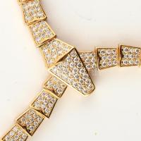 Bulgari replika nyakék, jó állapotban, h: 49 cm