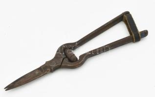 Metszőolló antik, 19 cm