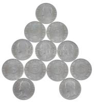 1953-1970. 5f Al (12xklf) T:UNC-XF Adamo F2.1